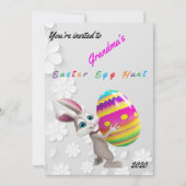 Ostereier Jagd Blumenladen Einladung (Vorderseite)