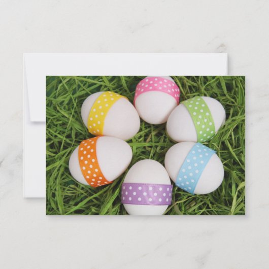 Ostereier Jagd Boxer Hund Party Einladung (Rückseite)