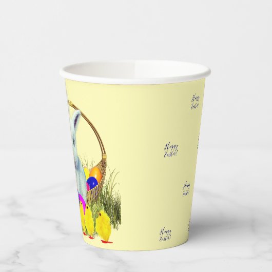 Ostereier Jagd Bunny Chicks Pappbecher (Links)