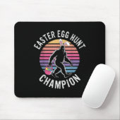 Ostereier Jagd Champion Funny Bigfoot Bunny Egg Mousepad (Mit Mouse)