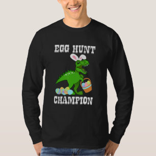 Ostereier Jagd Champion T Rex Dinosaur Bunny Funn T-Shirt