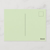 Ostereier Jagd Creamy Ice Creme Party Postkarte (Rückseite)