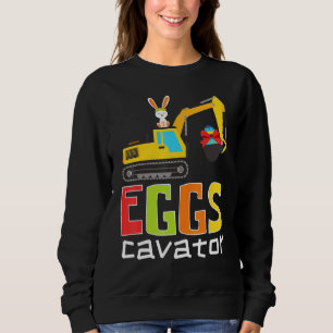 Ostereier Jagd Eggscavator Niedliche Lieben Bunny  Sweatshirt