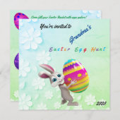 Ostereier Jagd Einladung Ferienwohnung Karte (Vorne/Hinten)