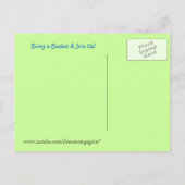 Ostereier Jagd Einladung Postkarte (Rückseite)