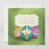Ostereier Jagd Familie Picnic Einladung (Vorderseite)