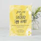 Ostereier-Jagd Frühjahr-Party Einladung Vorlage (Stehend Vorderseite)