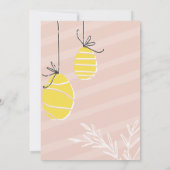 Ostereier-Jagd Frühjahr-Party Einladung Vorlage (Rückseite)