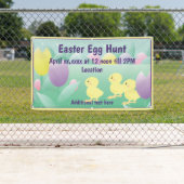 Ostereier Jagd Hühner Eier Außenbanner Banner (Insitu)