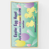 Ostereier Jagd Hühner Eier Außenbanner Banner (Vertikal)