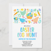 Ostereier-Jagd Ostereier Veranstaltung Frühjahr Pa Einladung (Vorderseite)