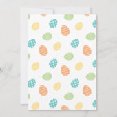 Ostereier Jagd Party Einladung Blaue (Rückseite)