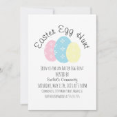 Ostereier Jagd Pastel Frühjahr Event Flyer Einladung (Vorderseite)