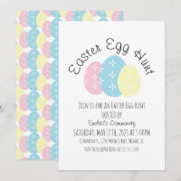 Ostereier Jagd Pastel Frühjahr Event Flyer