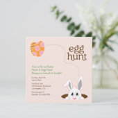 Ostereier Jagd Picnic Einladung (Stehend Vorderseite)