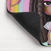Ostereier Jagd Schwarzes Girl Magic Melanin Girls Mousepad (Ecke)