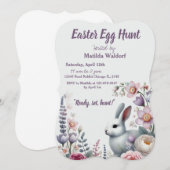 Ostereier Jagd Sonnige Einladung (Vorne/Hinten)