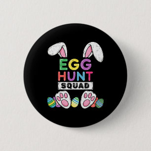 Ostereier Jagd Squad Shirt Jagdsaison Lustiges Ost Button