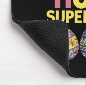 Ostereier Jagd Supervisor Funny Mama Vater Männer  Mousepad (Ecke)