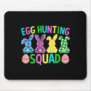 Ostereier-Jagd-Team-Familie Frohe Ostern Osterei Mousepad
