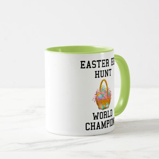 Ostereier Jagd Weltmeister der Ostern Tasse (VorderseiteRechts)