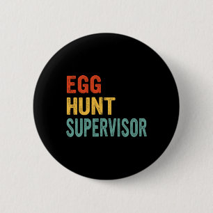 Ostereier-Jagdaufseher Mama Papa Erwachsener Oster Button