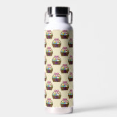 Ostereier Jagdkorb mit Pastelleier Muster Trinkflasche (Vorne)