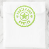 Ostereier-Jagdsticker Runder Aufkleber (Tasche)
