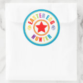 Ostereier-Jagdsticker Runder Aufkleber (Tasche)