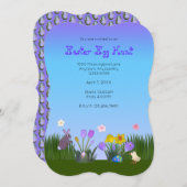 Ostereier jagen 5" x 7" save the date (Vorne/Hinten)