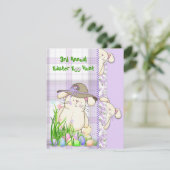 Ostereier jagen Einladung (Stehend Vorderseite)