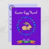 Ostereier jagen! einladung (Vorne/Hinten)