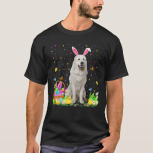 Ostereier Jagen Funny Great Pyrenäen Hund Happy T-Shirt
