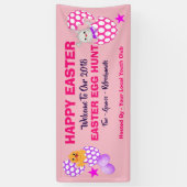 Ostereier jagen Kinder Niedlich Banner (Vertikal)