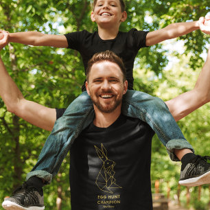 Ostereier jagen Personalisierte minimalistische Sc T-Shirt