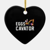 Ostereier Jagen Shirt für Kinder Funny Eggs Cavato Keramik Ornament (Vorne)