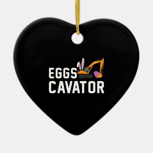 Ostereier Jagen Shirt für Kinder Funny Eggs Cavato Keramik Ornament (Vorne)