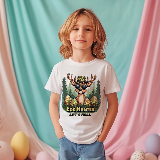 Ostereier Jäger Camouflage für Hirsche Kleinkind T-shirt