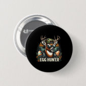 Ostereier-Jäger-Hirsch-Bock-Rückwärts-Mütze-Hirsch Button (Vorne & Hinten)