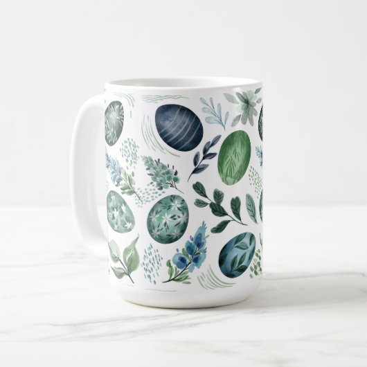 Ostereier Kaffeepause Tasse (Vorderseite Links)