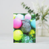 Ostereier, Kaninchen, Golfplätze Feiertagspostkarte (Stehend Vorderseite)