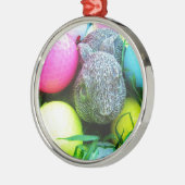 Ostereier, Kaninchen, Golfplätze Ornament Aus Metall (Links)