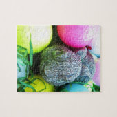 Ostereier, Kaninchen, Golfplätze Puzzle (Horizontal)