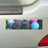 Ostereier, Kaninchengolfbälle Autoaufkleber (Auf Auto)