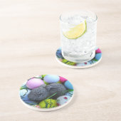 Ostereier, Kaninchengolfbälle Getränkeuntersetzer (Seite)