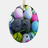 Ostereier, Kaninchengolfbälle Keramik Ornament (Rechts)