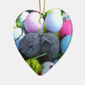 Ostereier, Kaninchengolfbälle Keramikornament (Links)