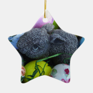 Ostereier, Kaninchengolfbälle Keramikornament