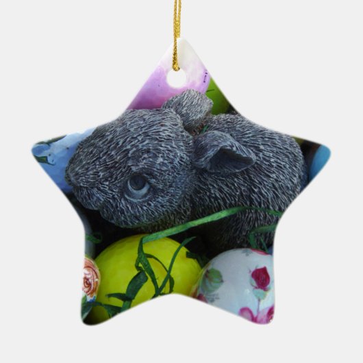 Ostereier, Kaninchengolfbälle Keramikornament (Vorne)