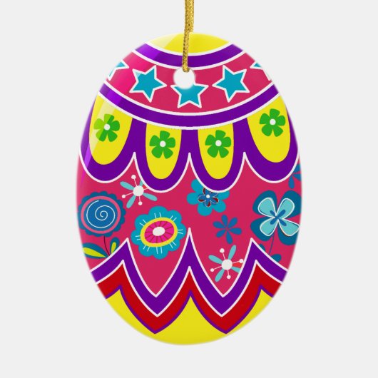 Ostereier Keramik Ornament (Vorne)